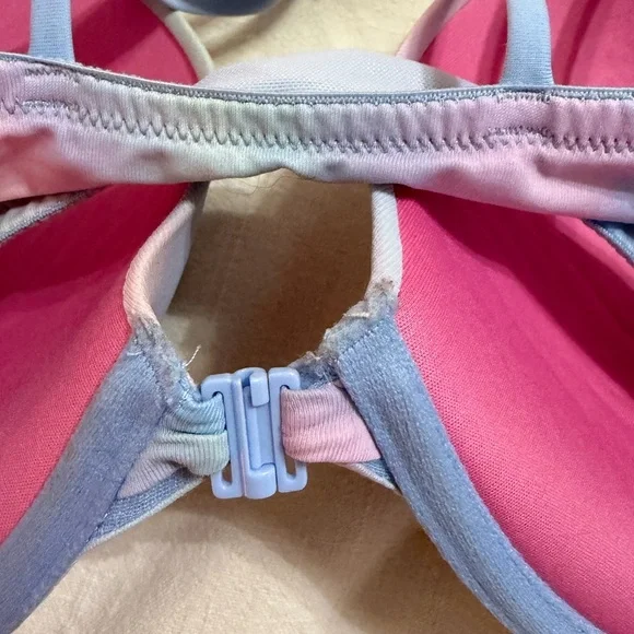 PINK VS Wear Everywhere Push Up Bra 36DD Pastel Tie-Dye - Picture 3 of 8
